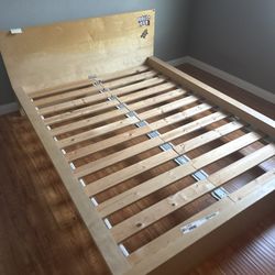 Full Bed Frame Wood 