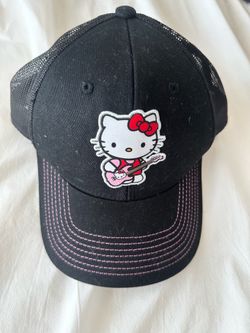 Fender hello kitty guitar hat