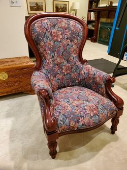 Solid Mahogany Hand Made Chair