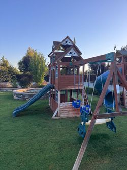 Slide and swingset