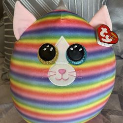 Ty Squish-a-Boo “Heather” the Cat - Large Plush Toy