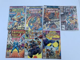 Fantastic Four comic bundle All graded as 4.0 GD/VG