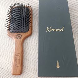 hand made Wooden Paddle brush