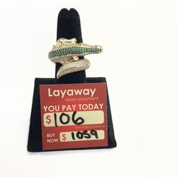 14k 8.4 Gram Alligator Ring
