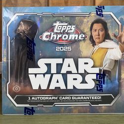 2025 Topps Chrome Star Wars Hobby Box