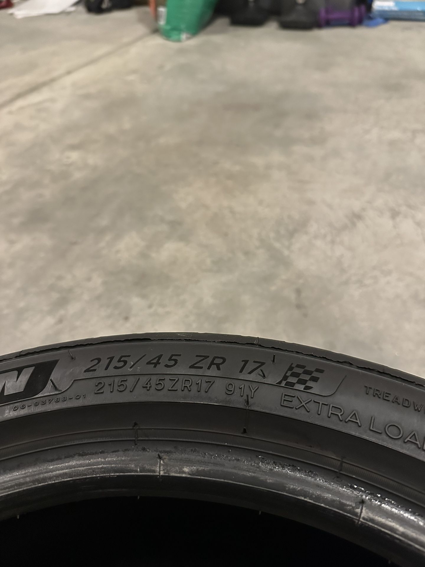 Brand New Michelin 215/45 R17 Tire – Never Used! (Pilot Sport All Season 4) 1