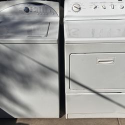 GE Washer And Gas Kenmore Dryer 