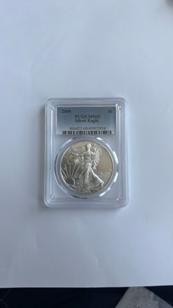 2009 1oz Silver PCGS MS69