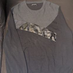 Men's Inc Black Faux leather Shirt