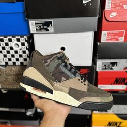 Jordan Patchwork Camo 3s size 12 VNDS 