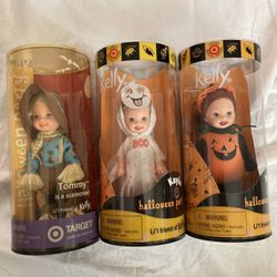 Kelly Tommy Kayla Jenny Dolls 2000 Halloween Party Unopened 