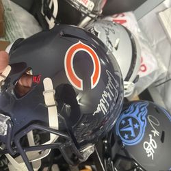 Caleb Williams Autographed Helmet