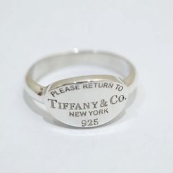 Tiffany And company Oval Silver Ring