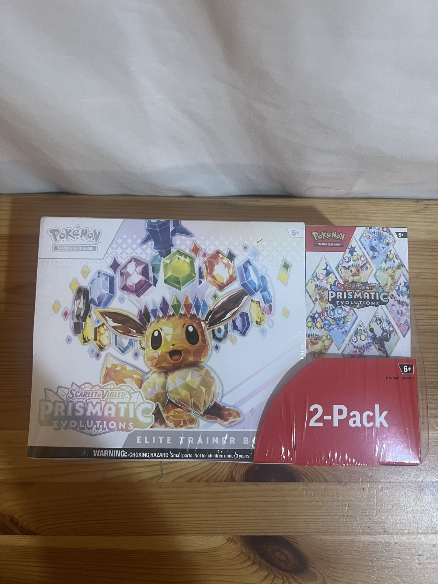 2025 Pokémon Scarlet & Violet Pristmatic Evolutions Elite Trainer Box + Booster Costco Bundle Brand New $160 Meet Up In Irving @dfwgoods