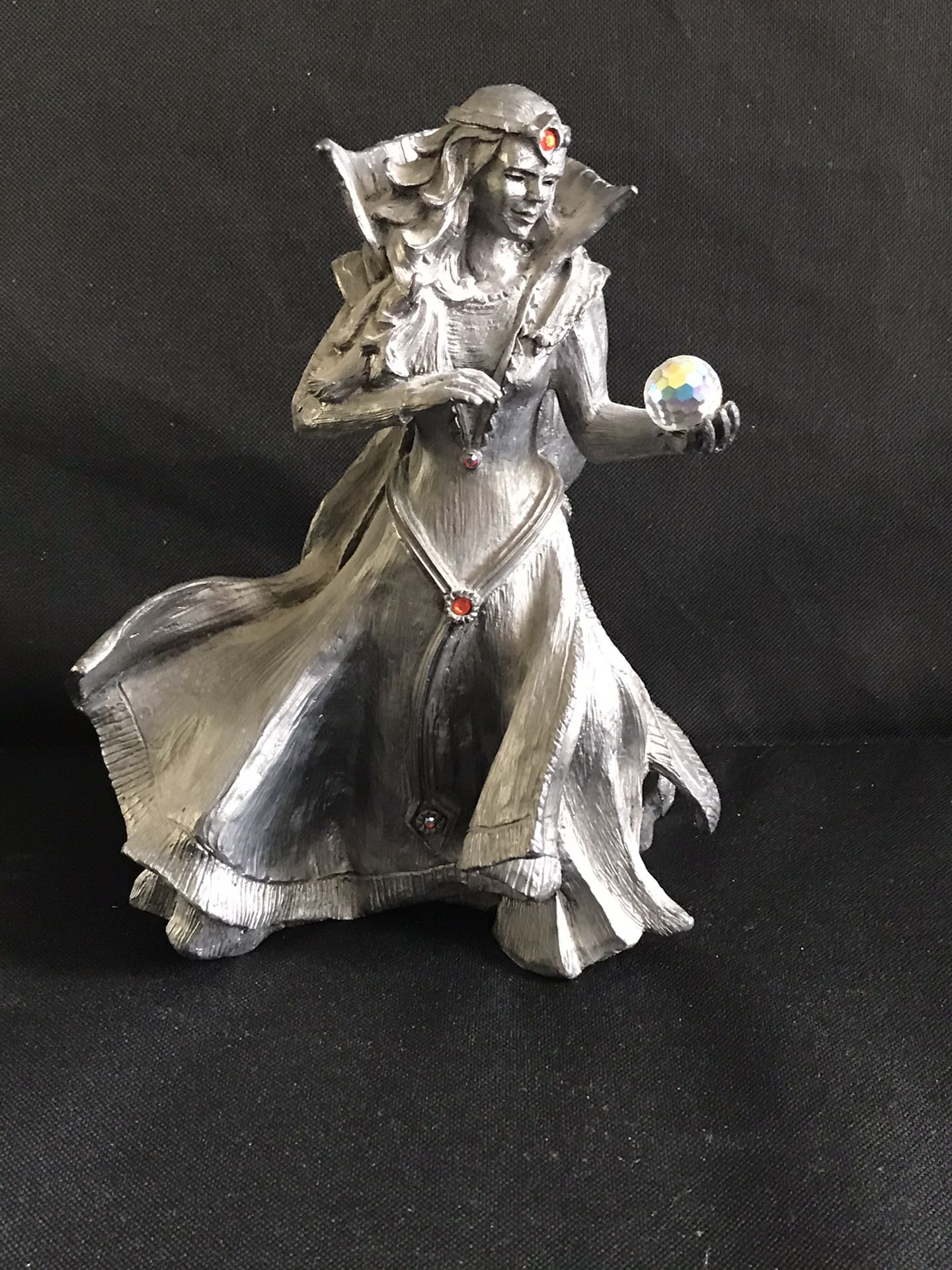 1991 Michael Ricker SHAWN SORCERESS 645/1500 Pewter Figurine 8.75"