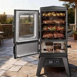 (Door Latch Broken) NEW - Electric Smoker Grill