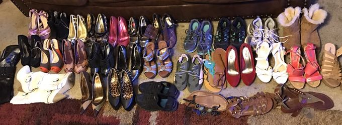 Heels,boots,sandals,wedges! Prices are from $6 to $15 for pair!!