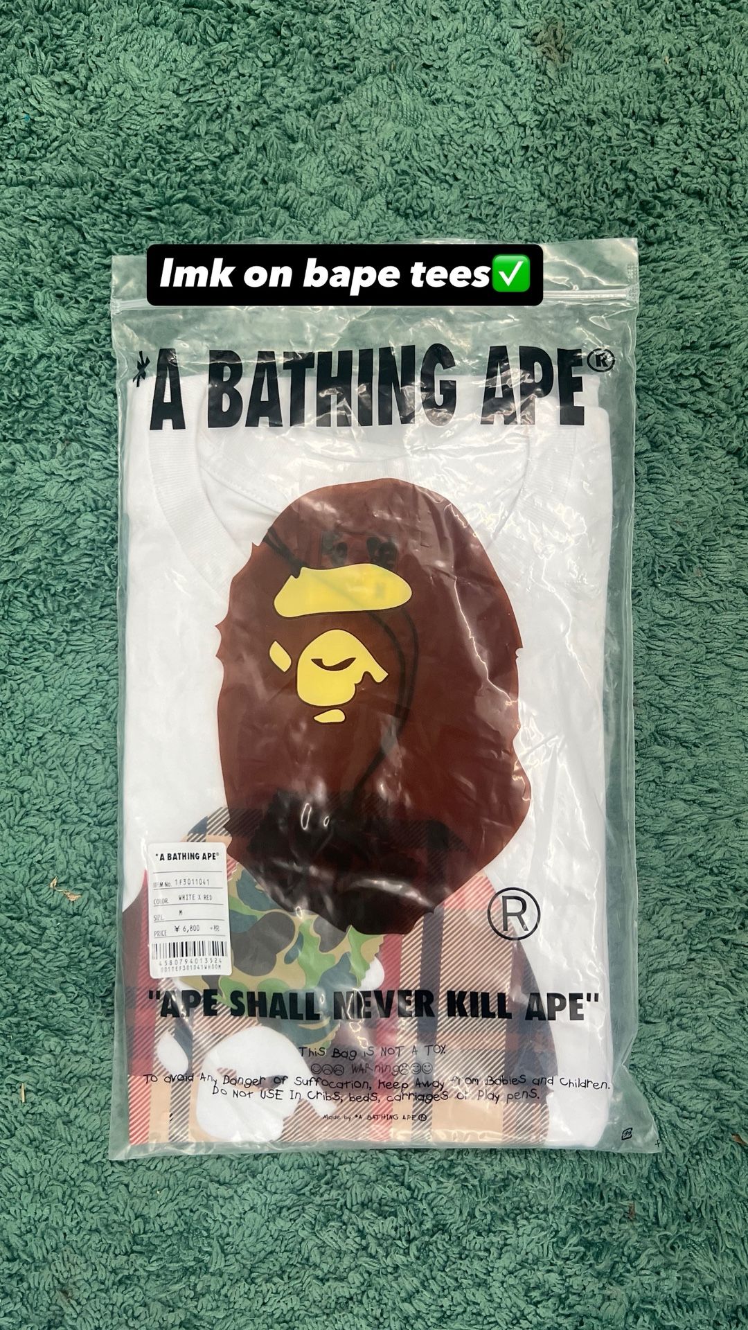 BAPE TEES