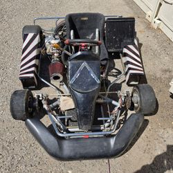 Racing Go-Kart with Engine and Tillett Seat