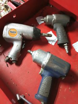three air impact wrenches