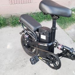 450lb Capacity on Back. Front has 650lb suspension... Electric bike ebike e-bike folding bike 25mph 30miles range with all you see accessories $400! F