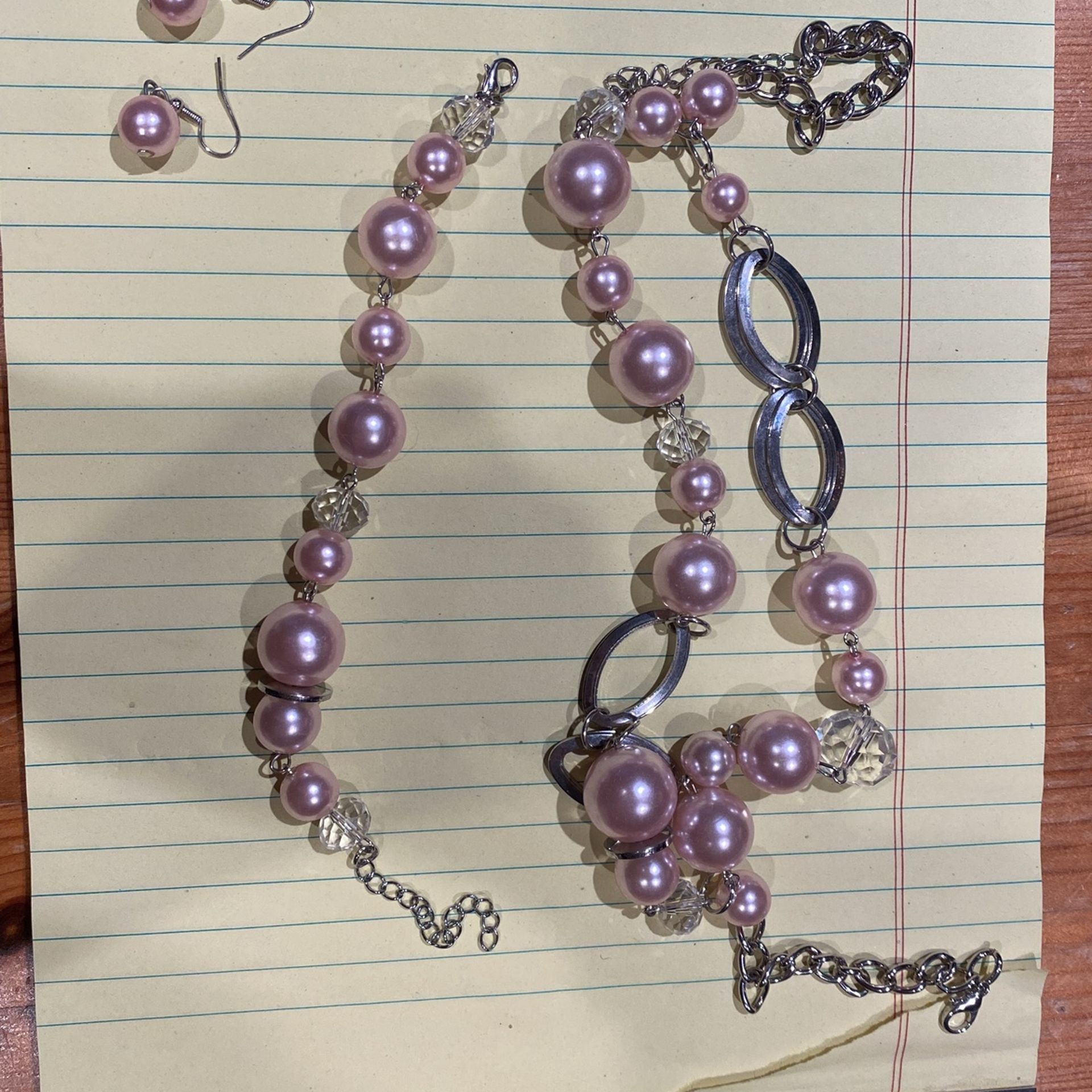 Pink Pearls Set (fake)