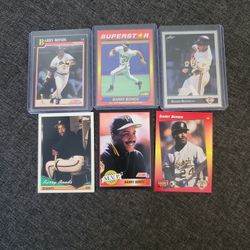 Barry Bonds Lot Of 6 Mlb Cards 