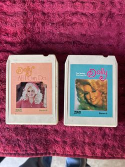 Dolly Parton 8-Track Tapes Lot of 2