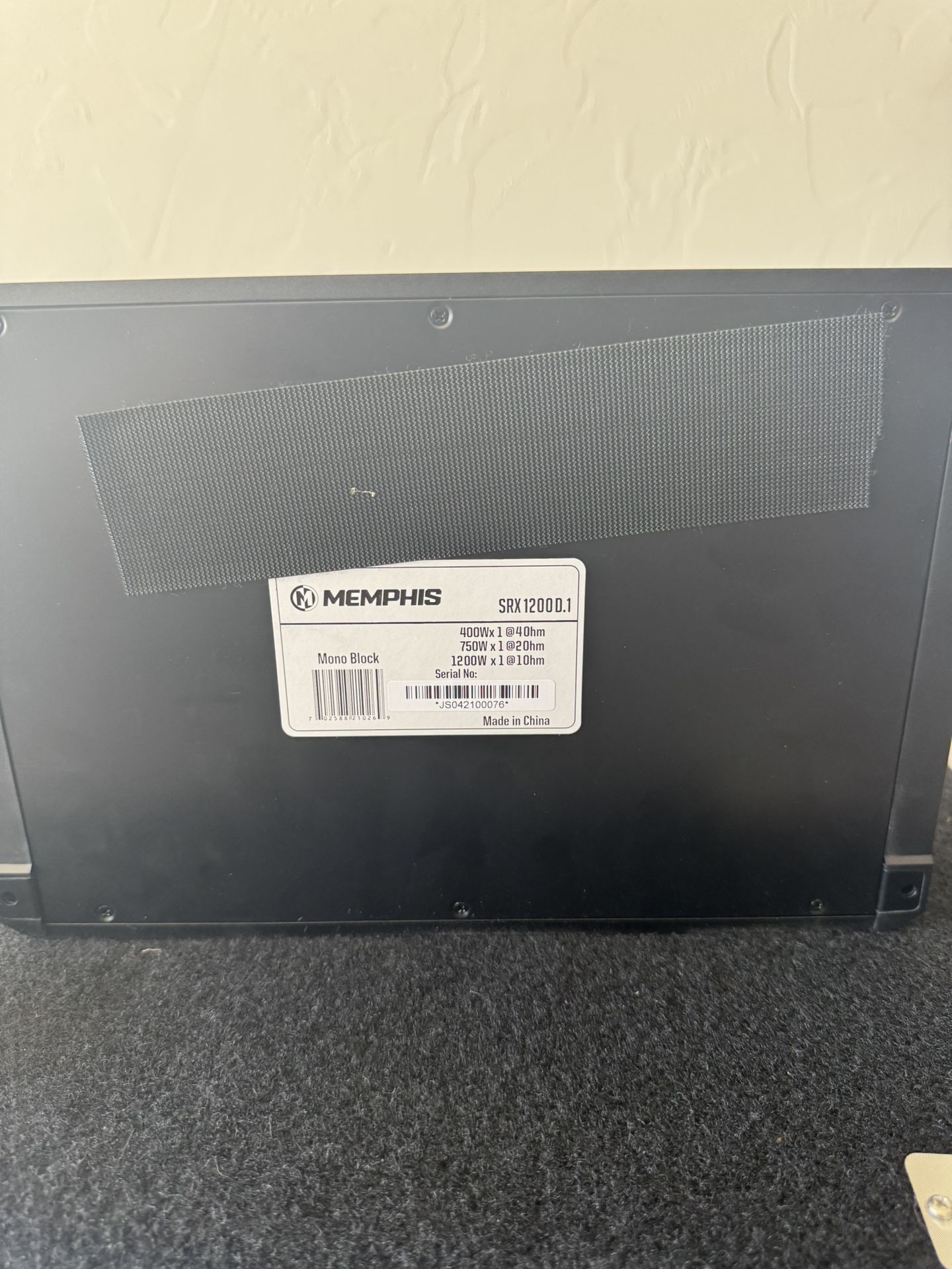 Memphis Audio SRX1200D.1