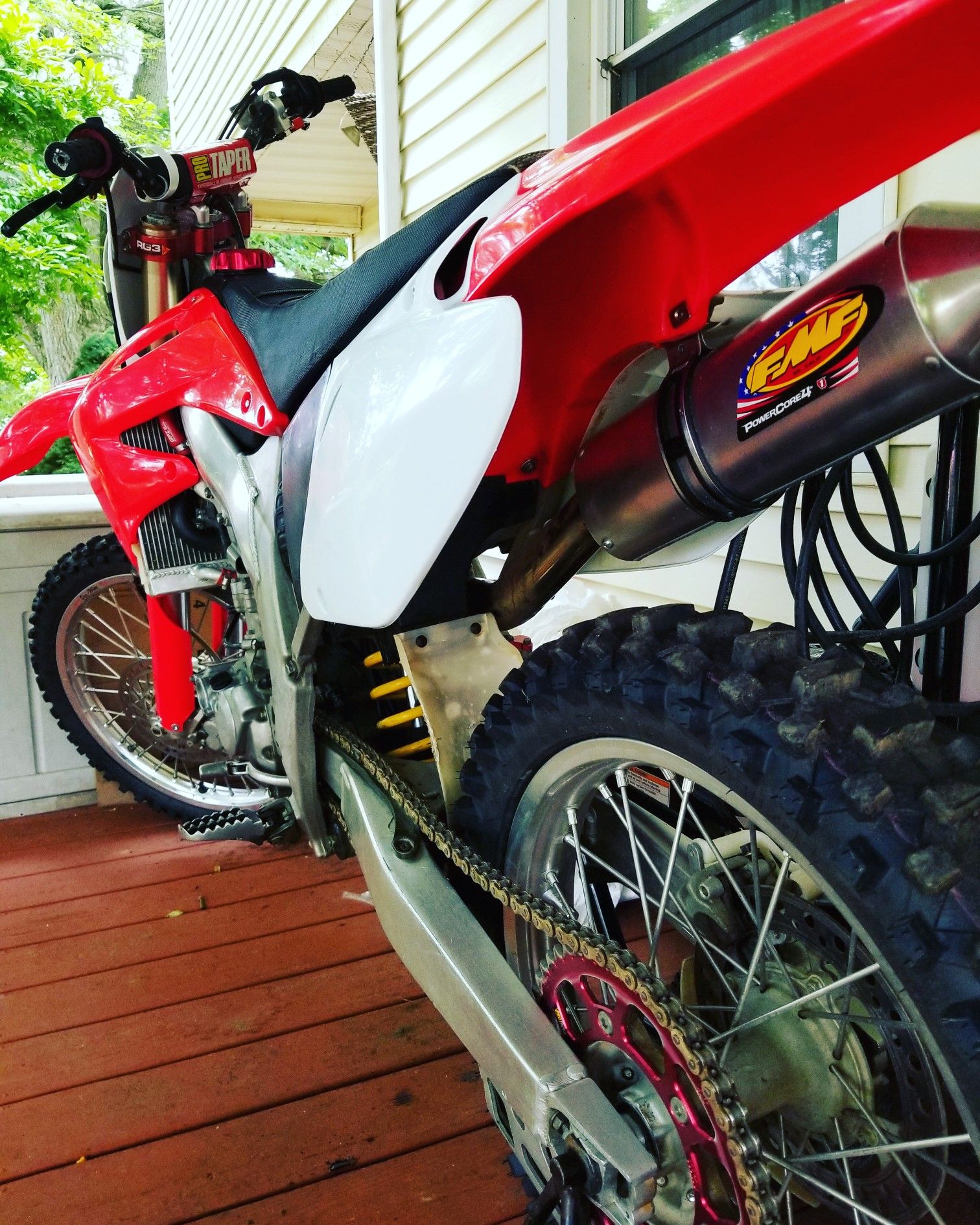 Honda crf450r 2003 3 hours on new motor