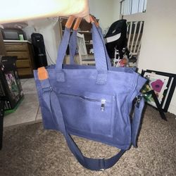Blue Work Tote