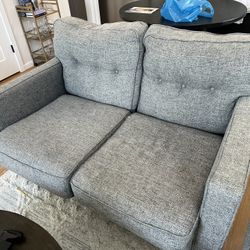 Gray Loveseat