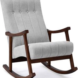 Brand New Rocker Chair Light Gray Color 