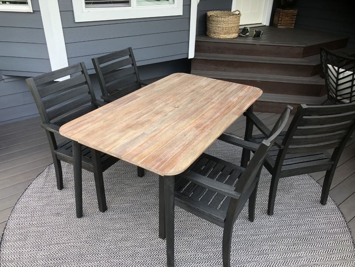 World Market Outdoor Table and Chair Set for Sale in Lynnwood, WA OfferUp