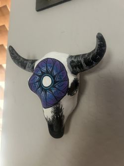 Authentic Decorative Bull Skull