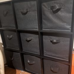 Black 9 Storage Cubbie