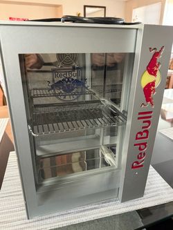 Red Bull mini fridge