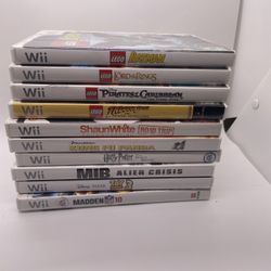 Lot Of Wii Games