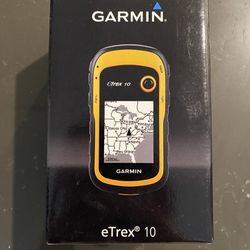 NEW - Garmin eTrex 10