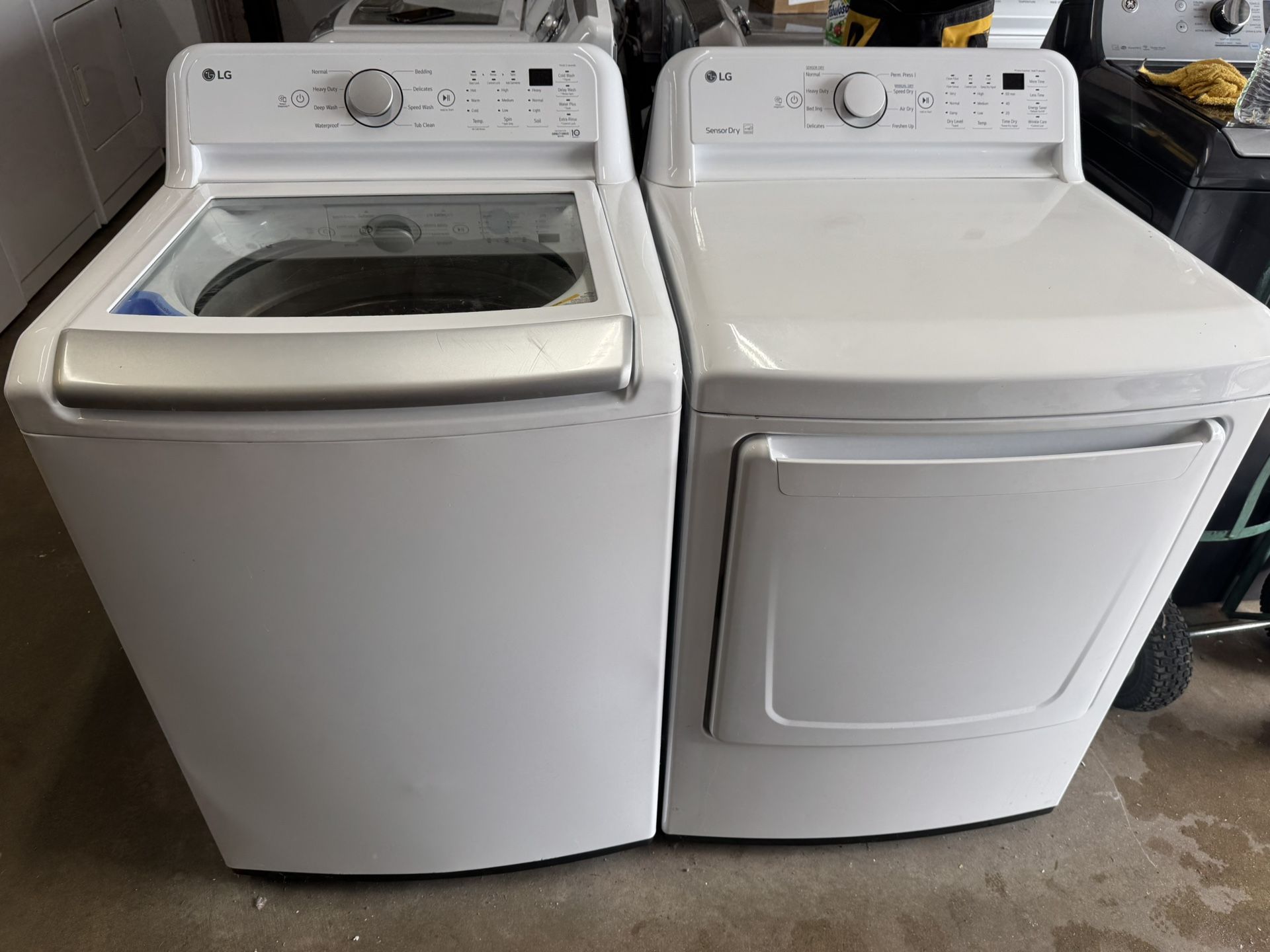 LG Washer And Electric Dryer