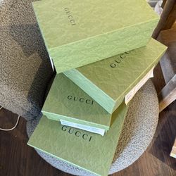 Lot Of 4 Gucci Shoe And Bag Boxes