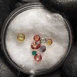 Sapphire Mix Plus One Emerald