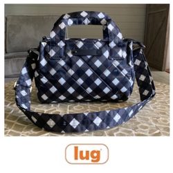 NEW!  Lug Classic Quilted Crossbody with Tote Handles - Jitterbug