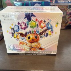 Prismatic evolution ETB Plus Temporal Forces Blister Pk