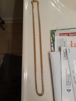 Cuban Chain 10k 24" solid 45 grams $1,500 🤑🤑