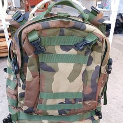 Military Backpack (Green Camo)
