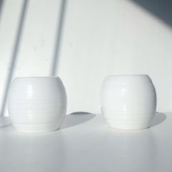 Pair Of Glazed Ceramic Plant Pot/ Plant Planter/ Flower Pot  Set Of 2 
