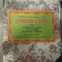 Vintage Jumbo Playing Cards