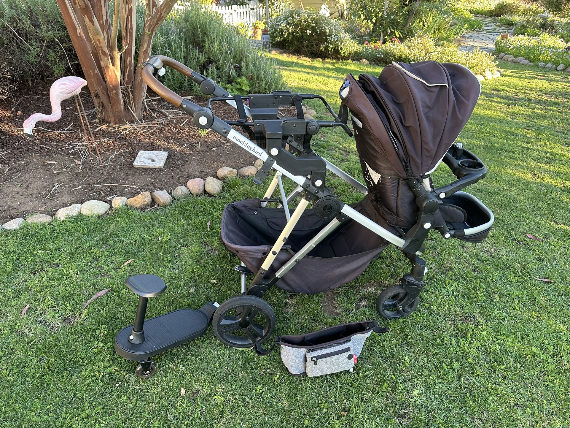 Mockingbird Double Seat Stroller + Several Bonus Attachments  (Vista & Murrieta Drop-off)