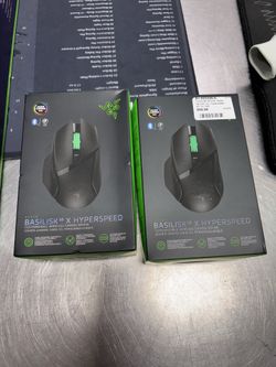 Brand new sealed Razer basilisk v3 X hyperspeed customizable wireless gaming mouse